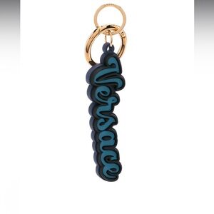 Versace Logo-Pendant Varsity Keyring